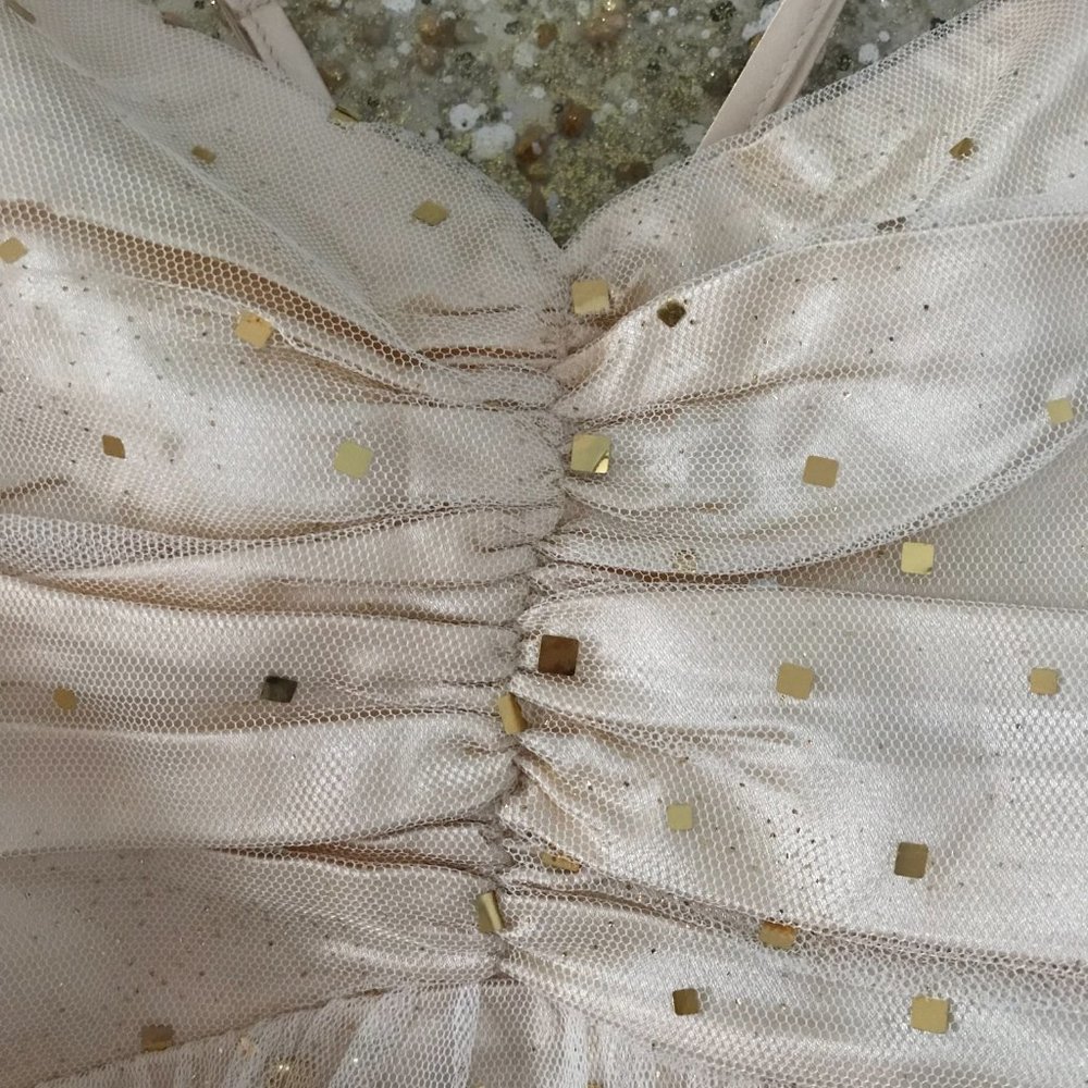Endless Rose Gold Sparkle Tulle Top (NWT) - Picture 5 of 13